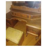 Maquilleuse avec banc 46'' x 18'' x 29''