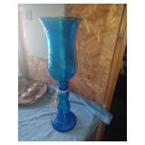 Support à bougie en verre
