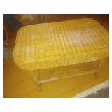 Table basse en osier
