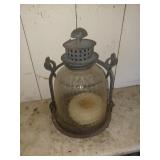 Chandelier globe en verre