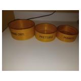 3 Bols en bois