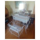 Coiffeuse et banc
