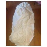 4 Pans de rideau en dentelle 6'