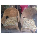 2 Chaises en rotin