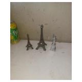 Tour Eiffel at statue de la liberté