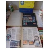 Livre de timbres beaucoup de timbres