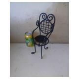 Petite chaise en fer
