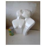 Statut d'amoureux en porcelaine