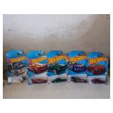 5 Hot Wheels