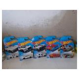 5 Hot Wheels