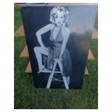 Laminé Marilyn 24'' x 36'', trace d'usure