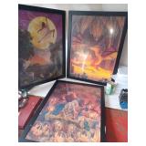 3 Cadres casse-tête 20'' x 26'' chaque
