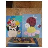 3 Peintures naive