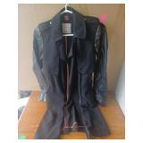 Manteau manche en cuir Gr. XS