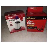 2 Filtres d'aspirateur