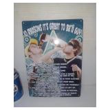 Affiche en métal 8'' x 12''