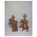 Éléphant en bois