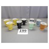 Shenango China Colored Mugs