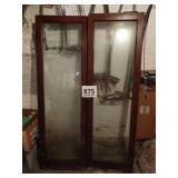2 Glass Doors 19' W x 58' H