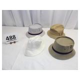 Dorfman Pacific Hats & White Cotton Hat Size L