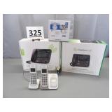 2 Caption & Cordless Phones, Smoke Detector