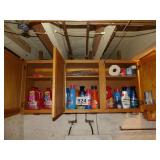 Household Supplies in Cabinet