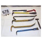 Vintage Crate Hammer & Pry Bars