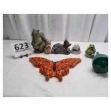 Lawn Figurines - Risen, Butterfly is Cement