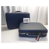 American Tourister Luggage Blue 2 Pieces