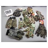 Camo Gloves (Some New)