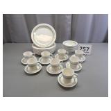 Shenango China w/ Green & Blue Trim