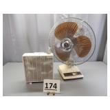 Osculating Fan & Table Top Sq. Fan