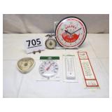 Thermometers & Poland Clock