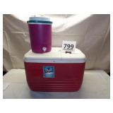 Igloo Cooler & Rubbermaid Drink Jug