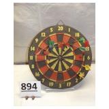 Vintage Double Sided Dart Board