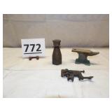 Small Screw Jack, Anvil & Vice