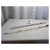 2 Fly Rods 6 ft. 5 in Long