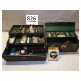 2 Fishing Tackle Boxes w/ Contents