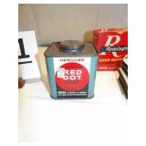 Red Dot Gun Powder, Primers, Shotgun Shell Boxes