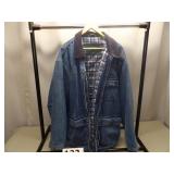Men's Denim Coat Size 3XL