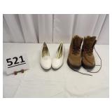 Ladies Soft Style White Dress Shoes, Danner Boots