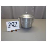 Vintage Aluminum Insulated Ice Bucket
