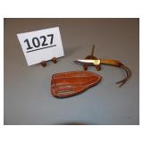 Hand Made Knife w/ Sheath