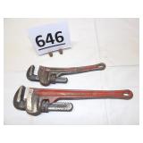 Rigid Pipe Wrenches 18' & 12'