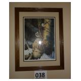 Chickadee Print by Don Moore, 1988