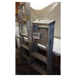 2 Aluminum Step Ladders - 5ft. & 4 ft.