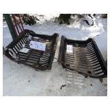 (2) Fireplace Grates