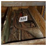 Scrap Metal Fittings w/ Wood Box