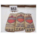 3 Bags of Chilled Lead 7 1/2 Shot