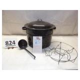 Water Bath Canner w/ Laddle & Extra Rack